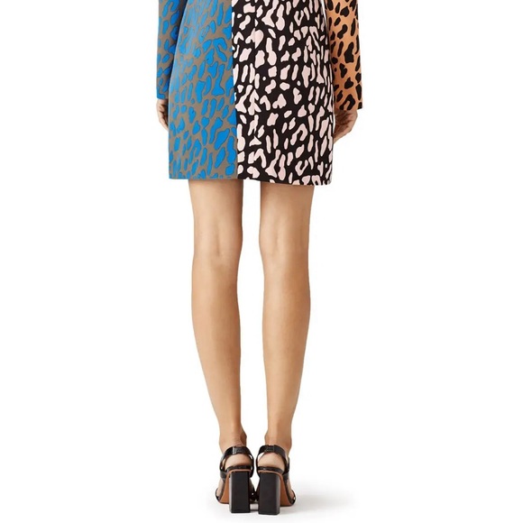 Diane Von Ferstenberg Leopard Printed Dress size 8 - Picture 4 of 12